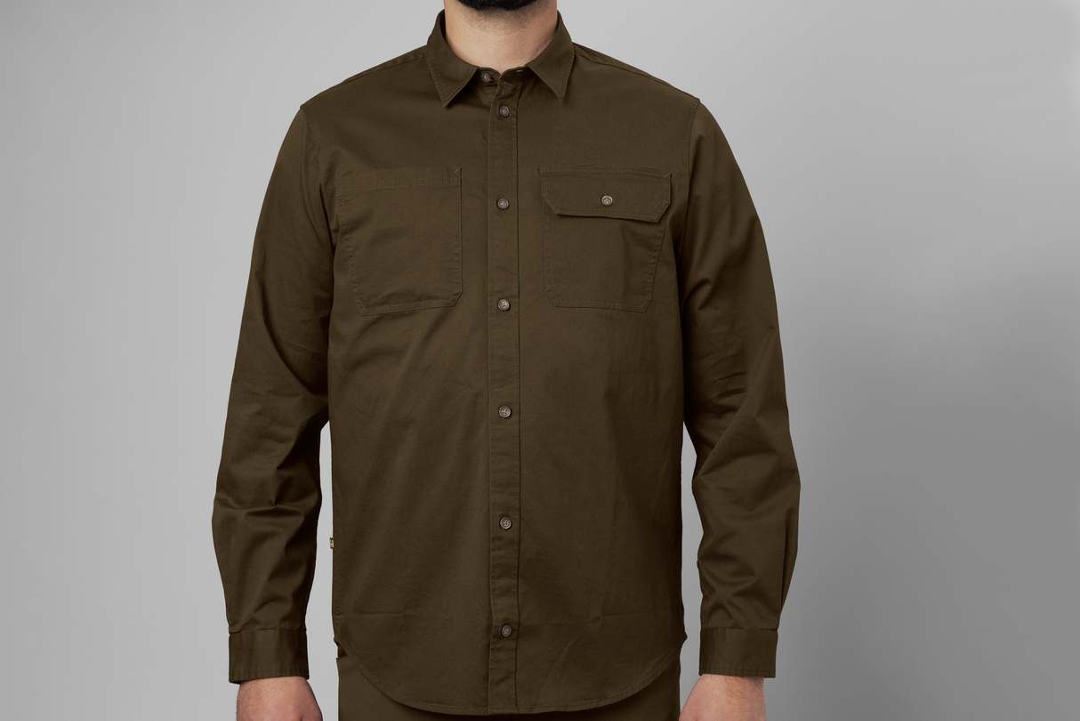 Trym L/S skjorta Willow green - Härkila