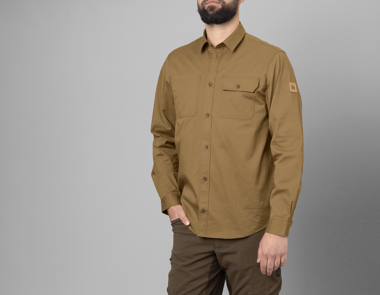 Trym L/S skjorta Antique sand - Härkila