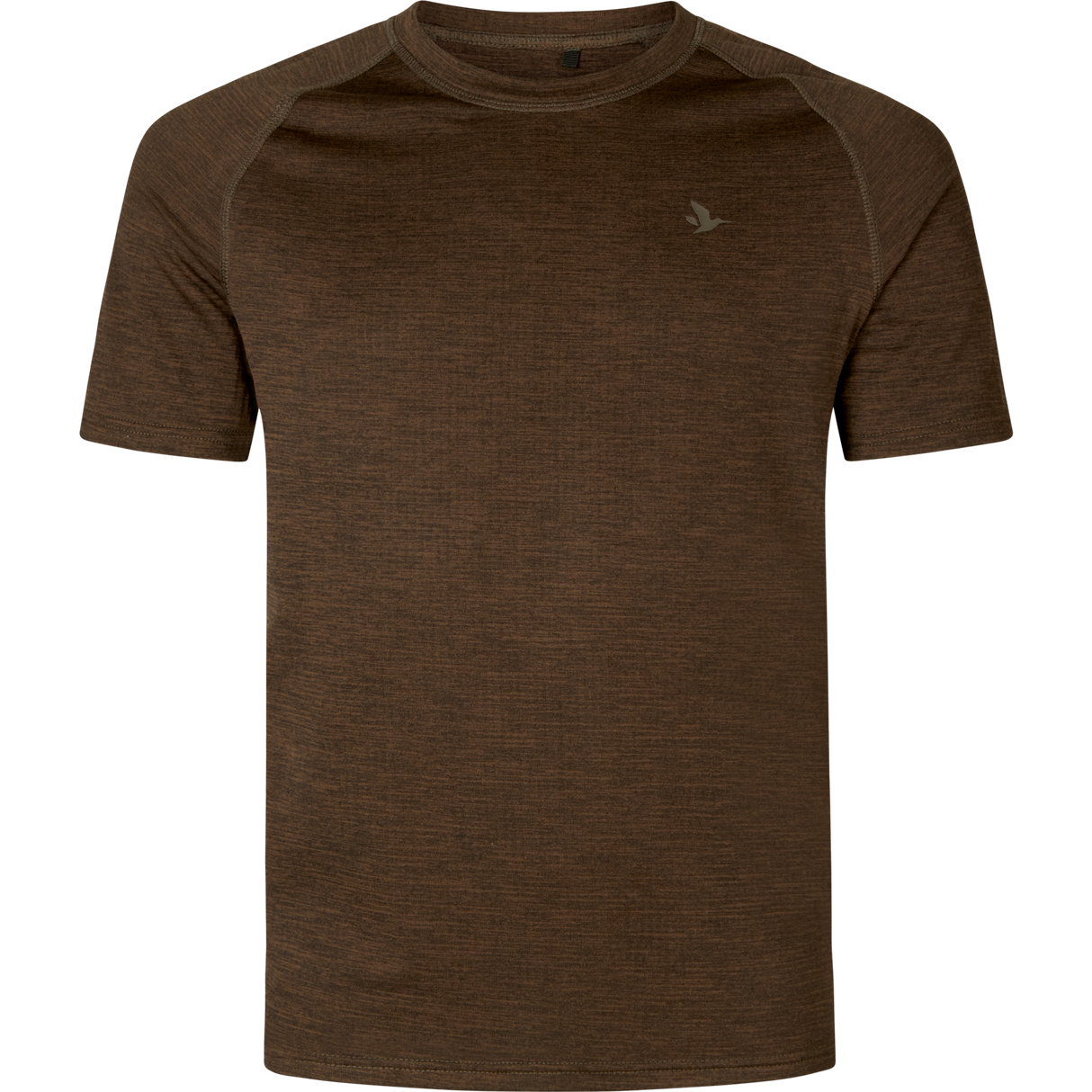 Active S/S t-shirt Demitasse Brun - Seeland