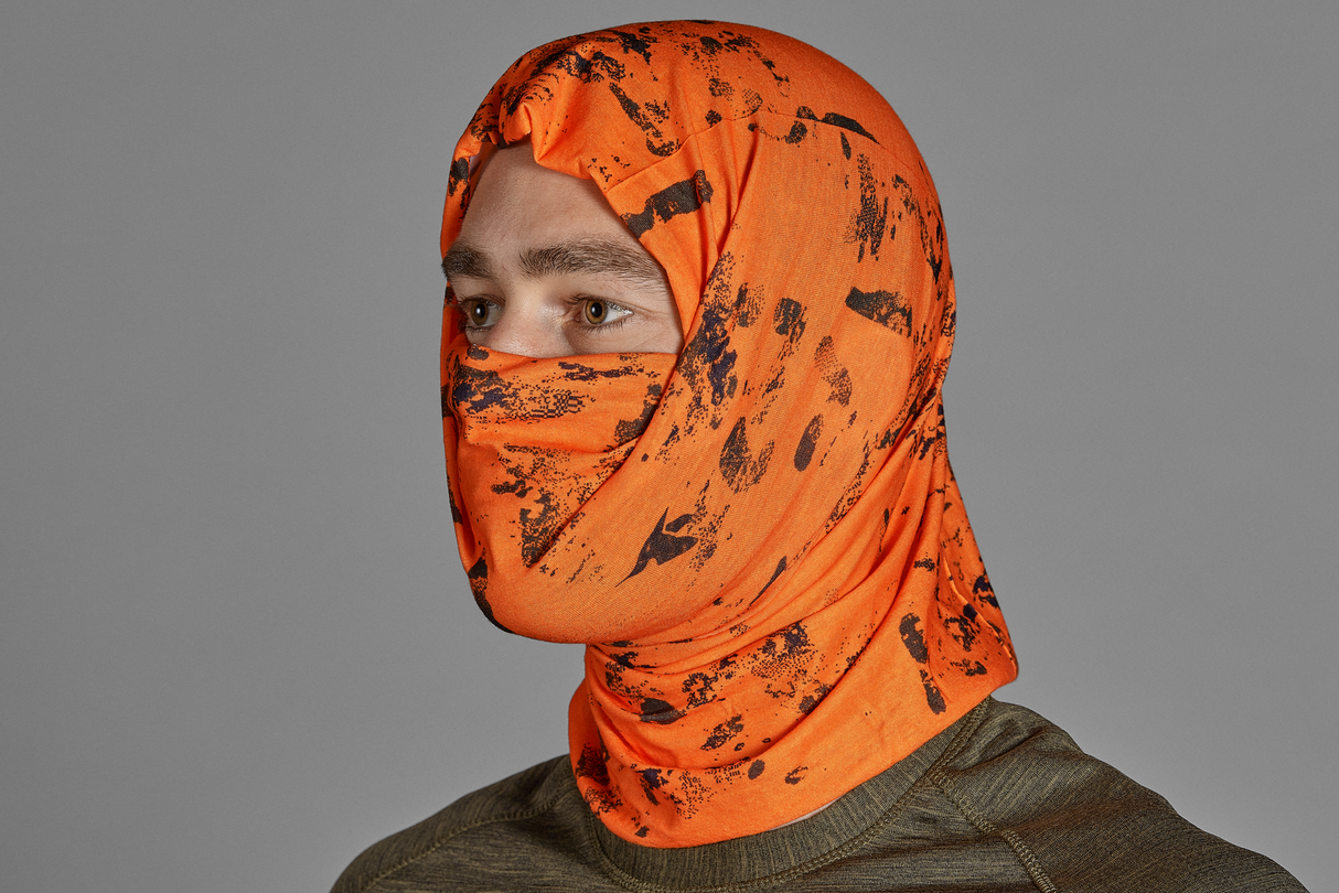 Halsvärmare 2-pack Pine green/InVis orange blaze - Seeland