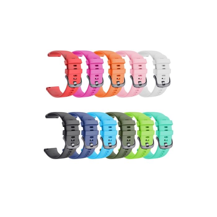 QuickFit® 22 remme, Silikone i Shell Pink (Dykkersæt med 3 dele) 3