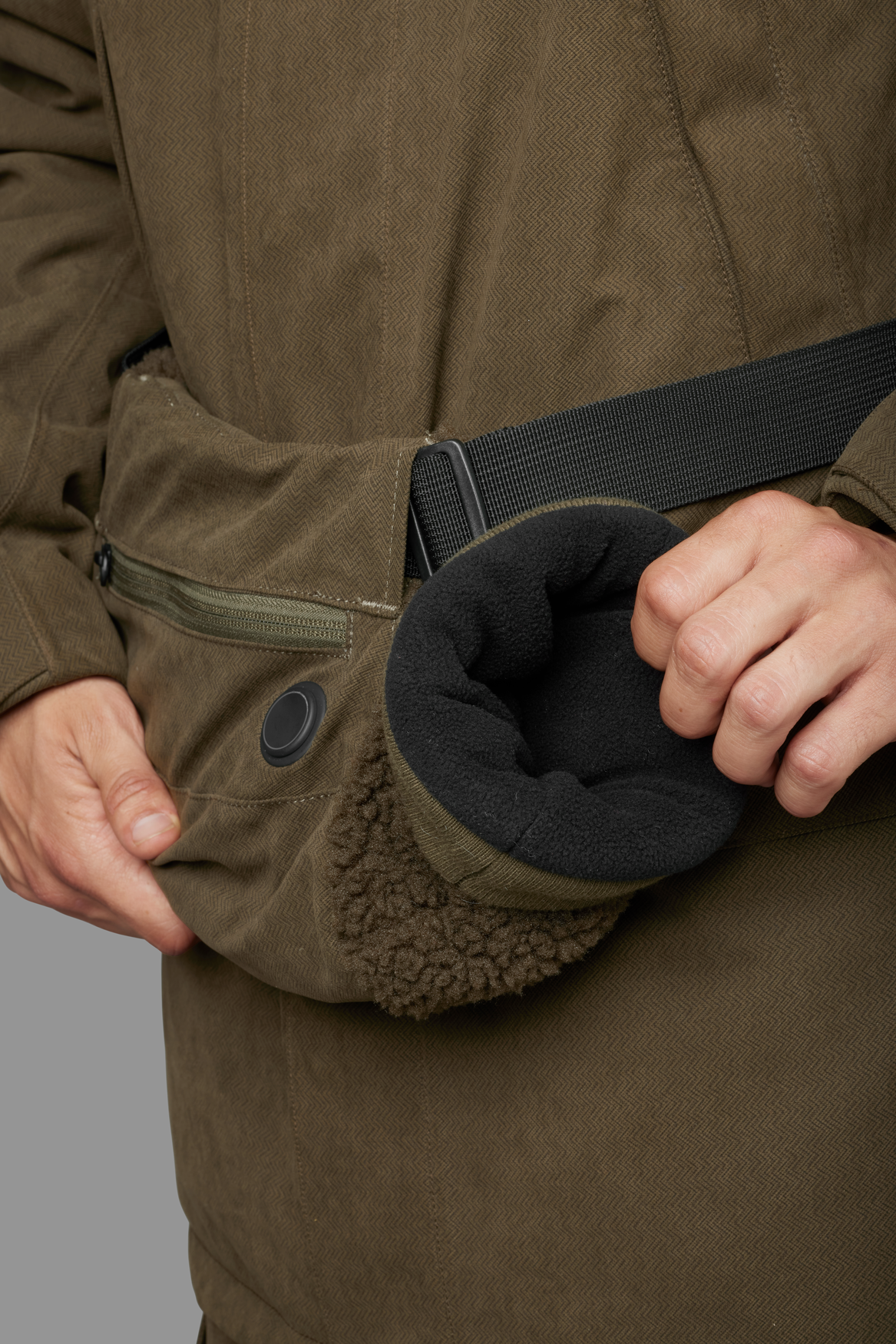 Driven Hunt Heat muff Willow green - Härkila