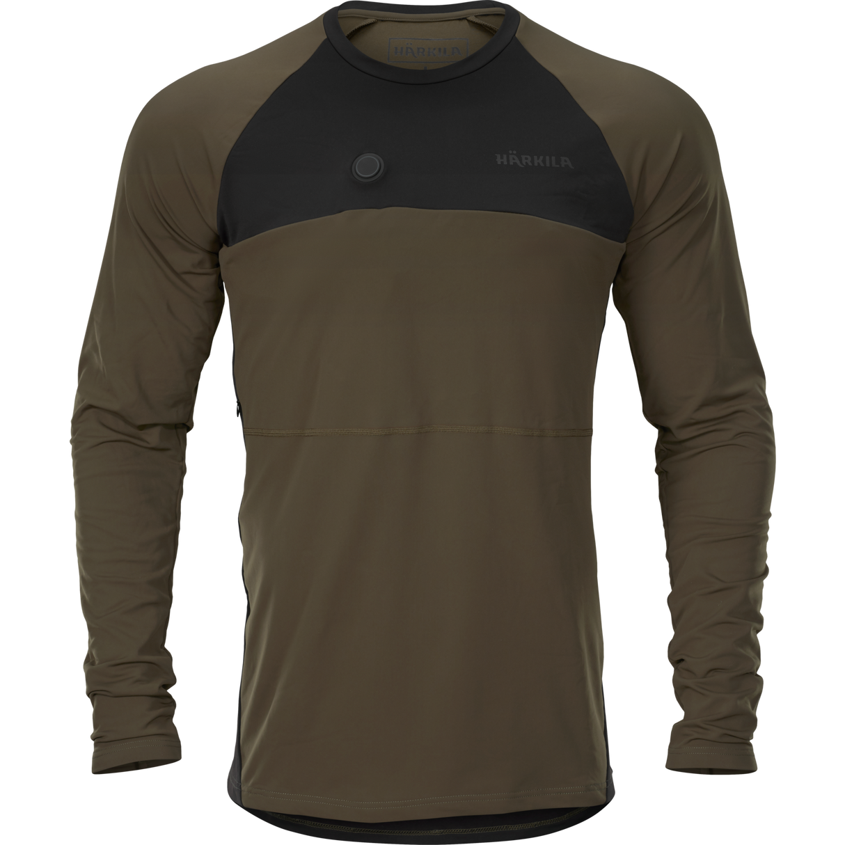 Heat L/S T-shirt Willow green/Svart - Härkila