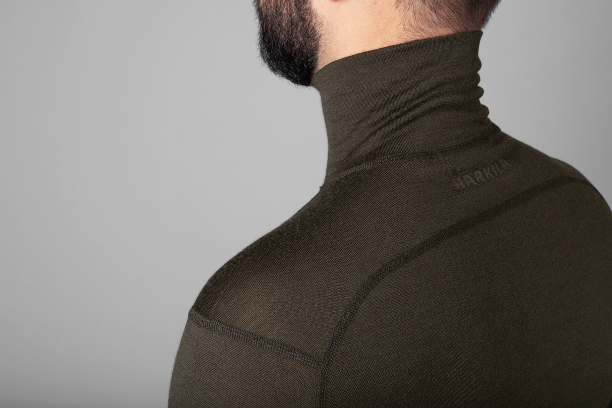 Bas Allround halv-zip Shadow brown - Härkila