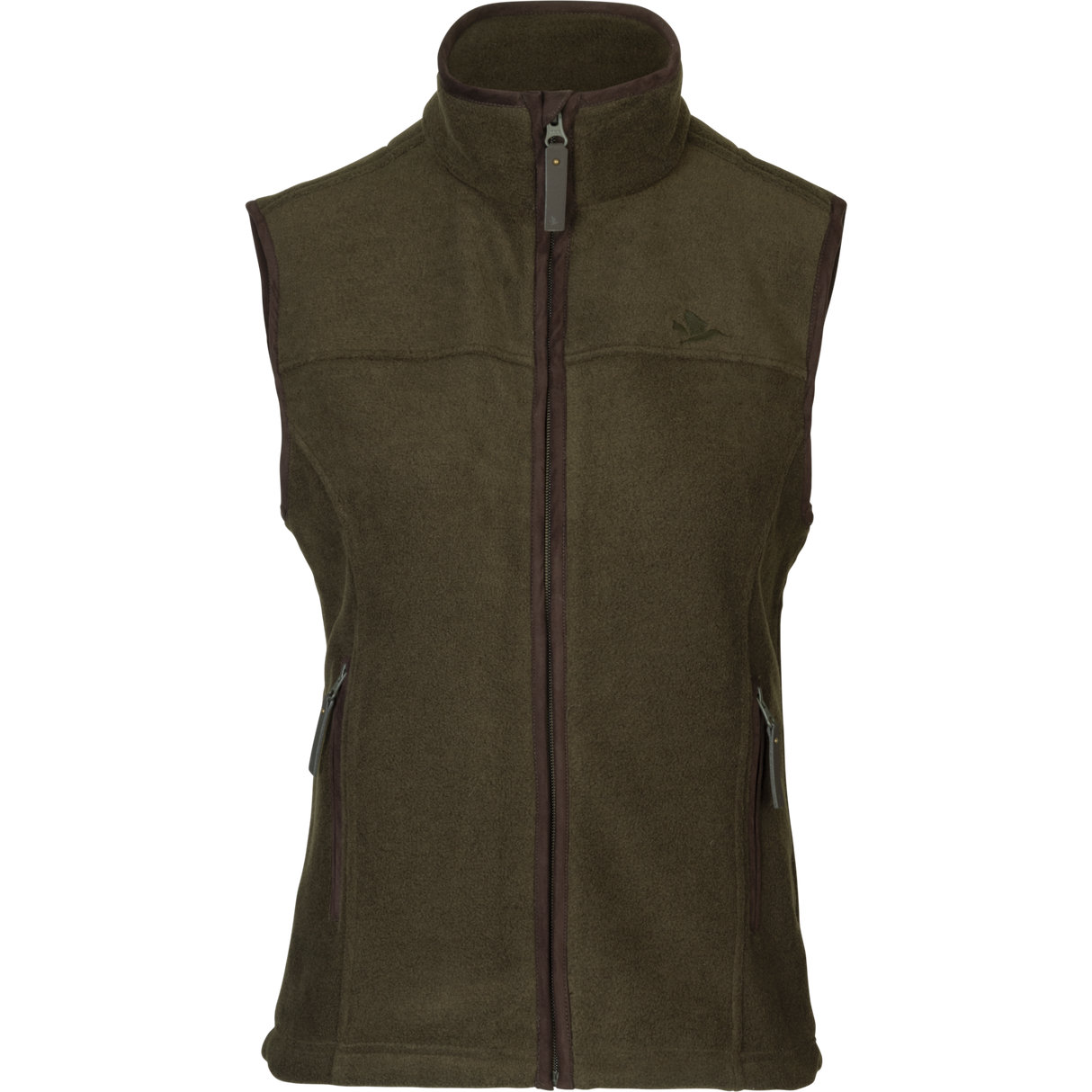 Woodcock Ivy Fleece Väst Pine green melange - Seeland