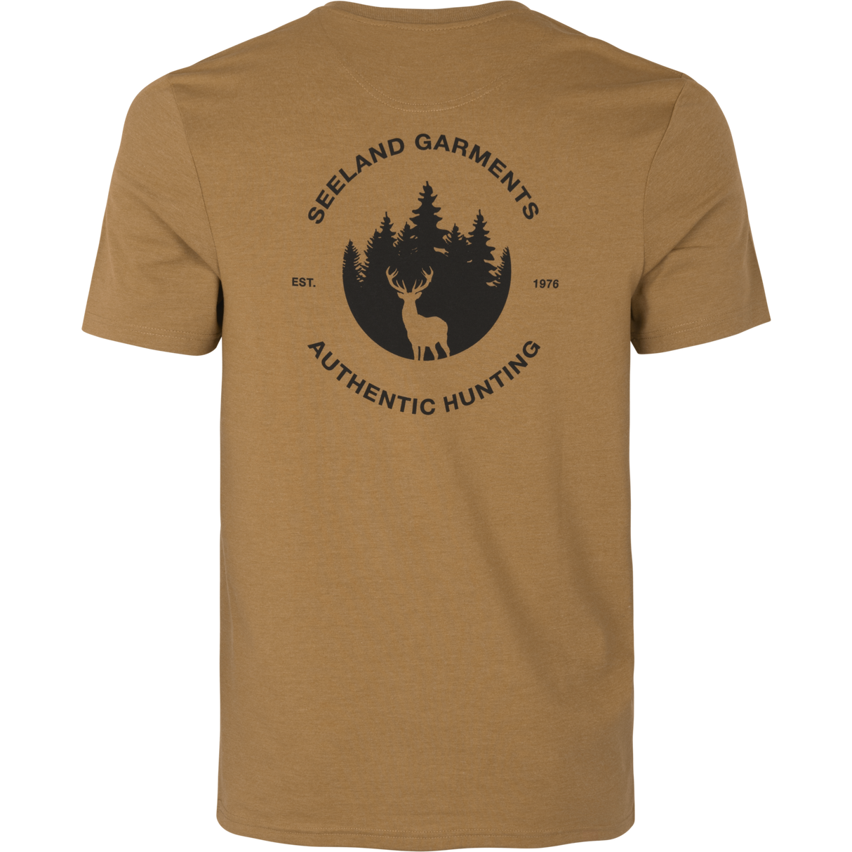 Saker T-shirt Antique Bronze Melange - Seeland