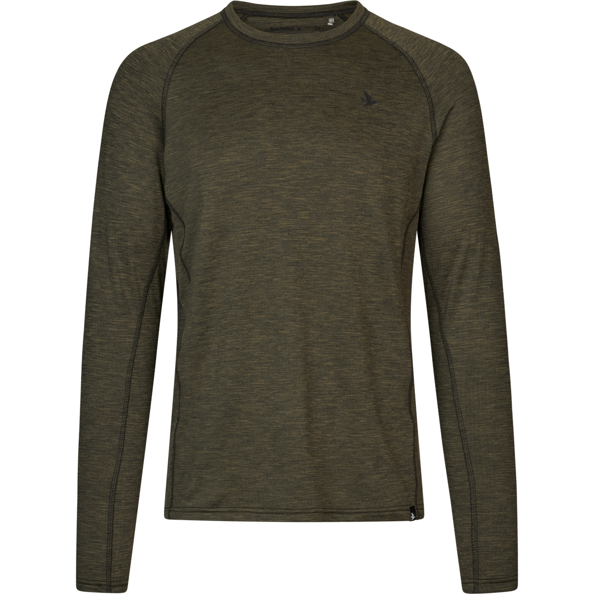 Peak T-tröja Pine green melange - Seeland