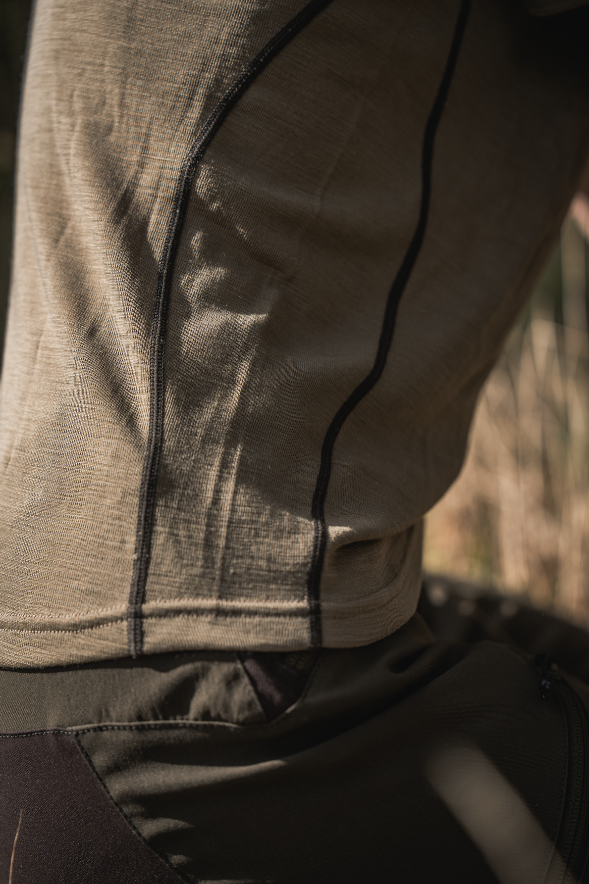 Apex Aia Merino T-tröja Covert Green - Seeland