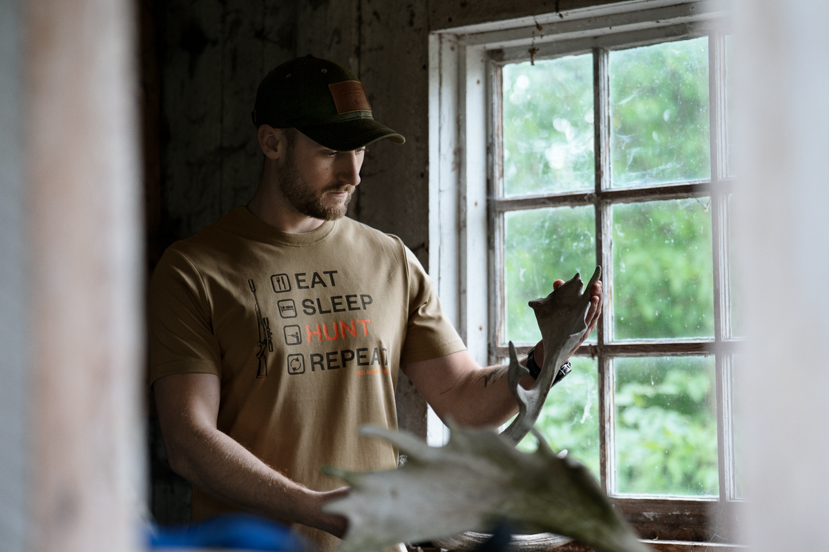 Crosslist T-shirt - Covert Green – Seeland