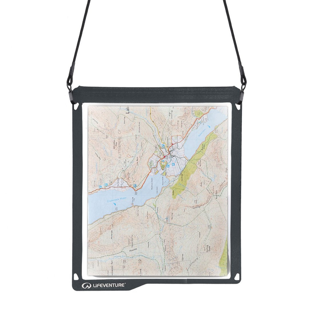 Waterproof Map Case, Grey - Life Venture