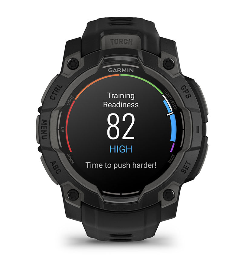 Instinct® 3 – 45 mm, AMOLED, Svart med Svart Rem – Garmin