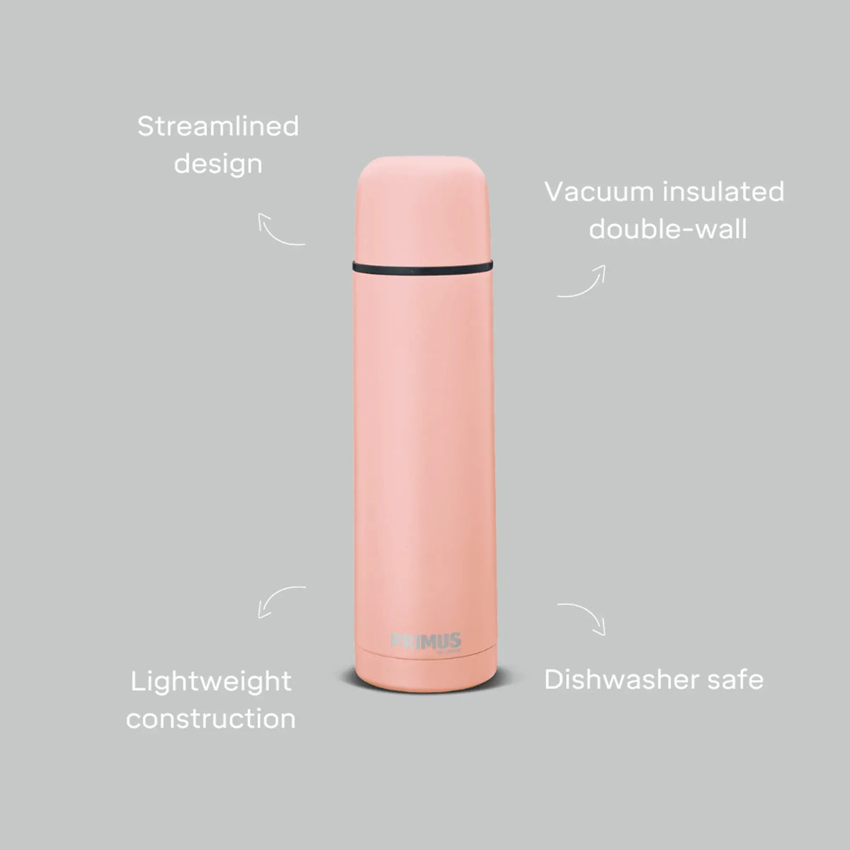 Classic Light Vakuumflaska PALE PEACH / 1.0 L – Primus