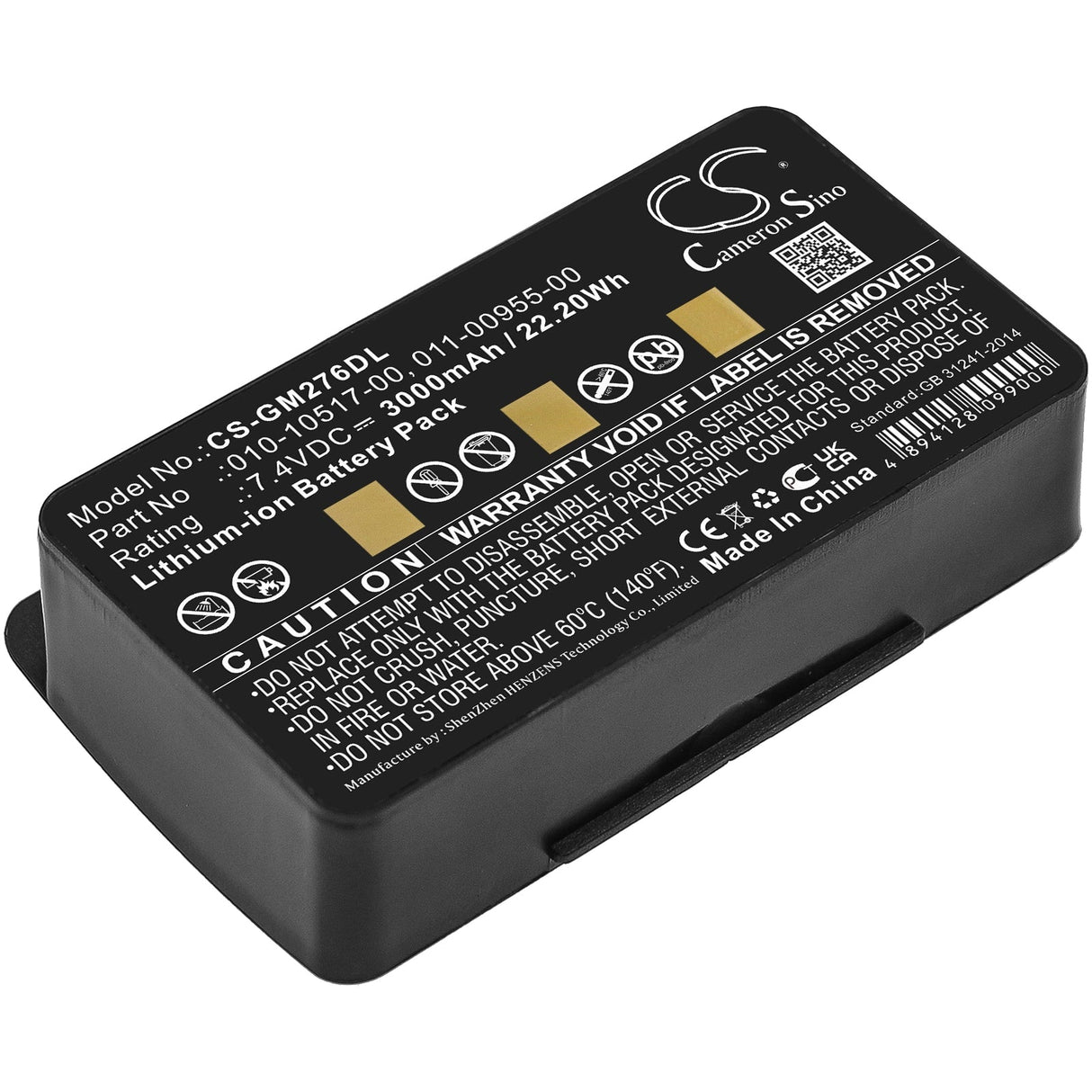 Litiumionbatteri (GPSMAP® 276Cx) 2