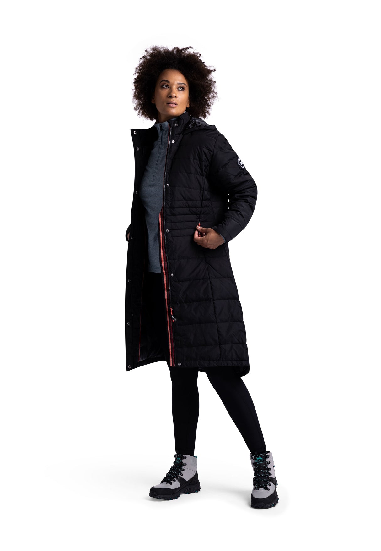 Bitsy- Female Down Jacket - Black - Trespass