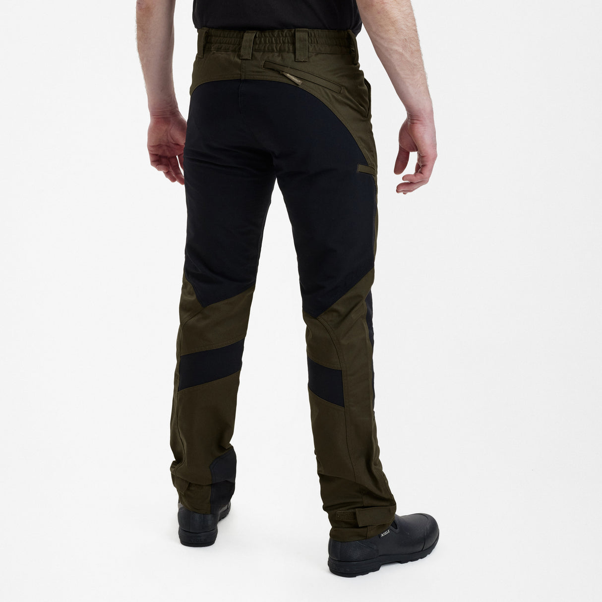 Rogaland Stretchbyxor med kontrast - Kort - Adventure Green - Deerhunter