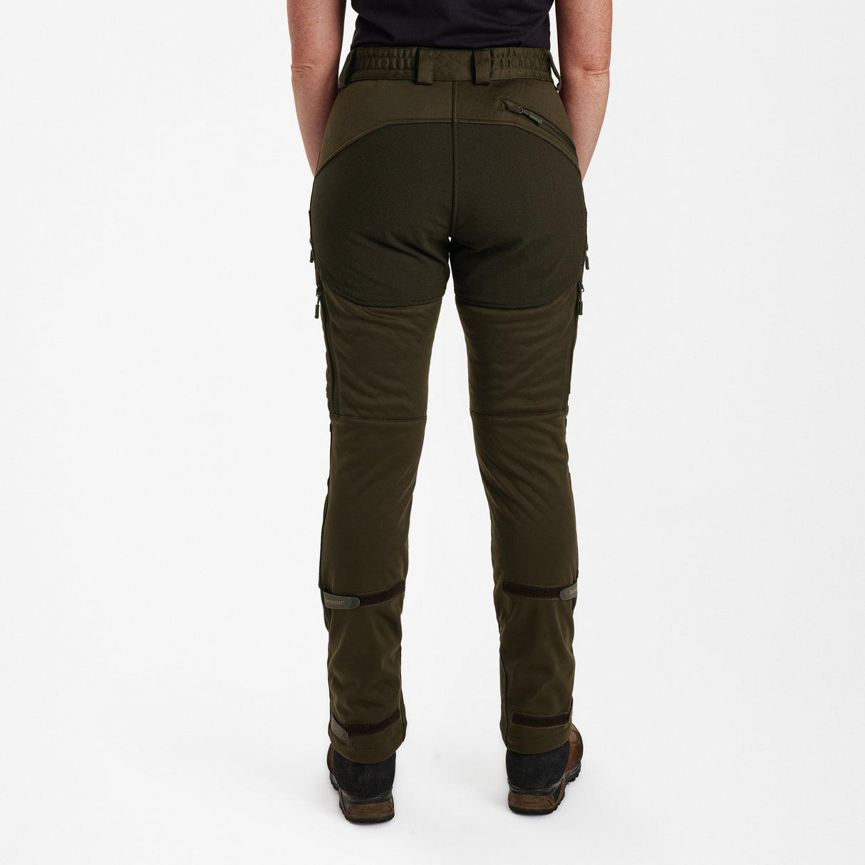 Lady Excape Softshellbyxor Art Green - Deerhunter