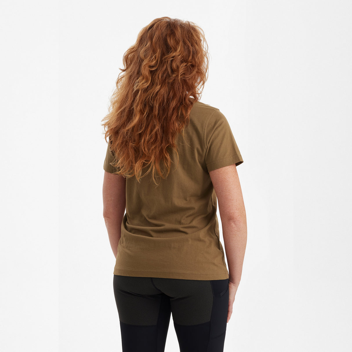 Dam T-shirt med logga Butternut - Deerhunter