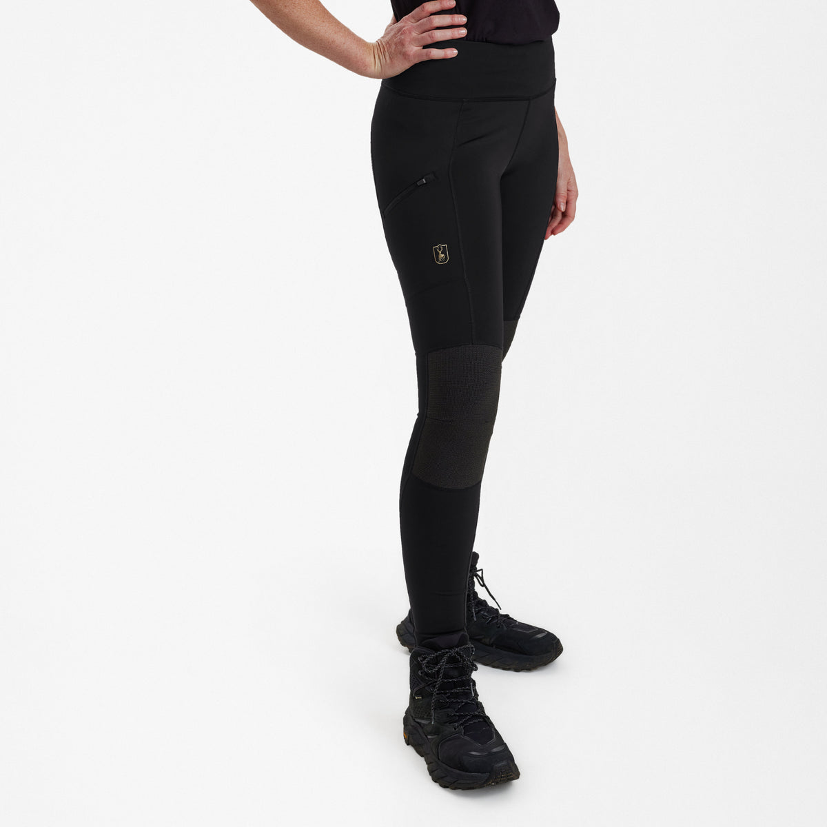 Dam förstärkta tights Svart - Deerhunter