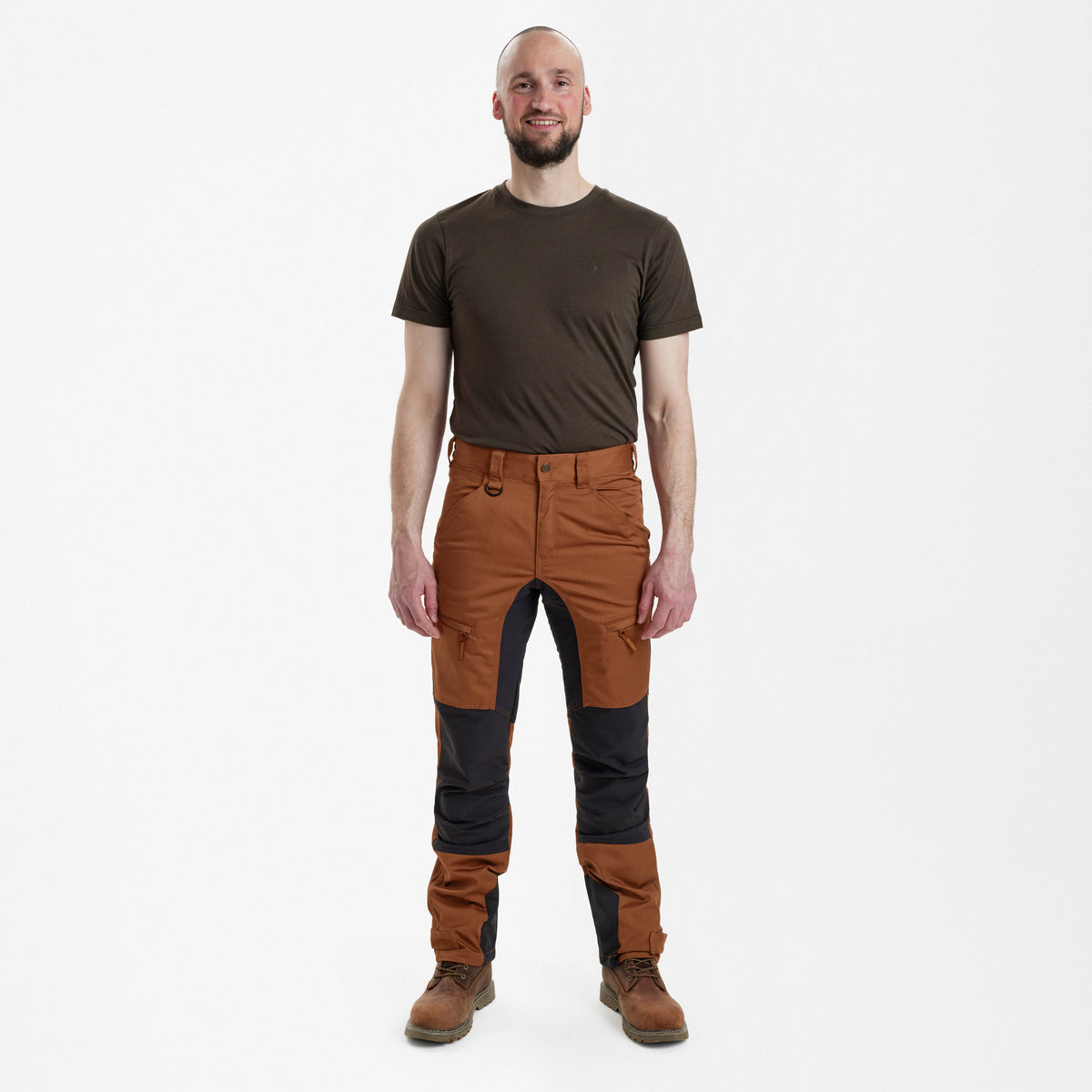 Rogaland Stretchbyxa Kontrastfärgad Orange - Deerhunter