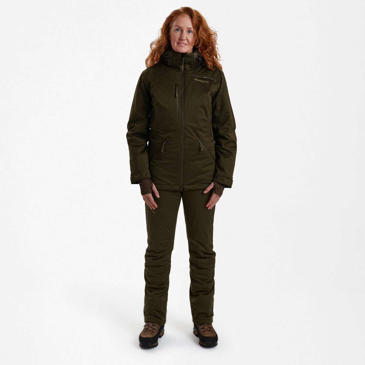 Lady Excape Winter Jacka Art Green - Deerhunter