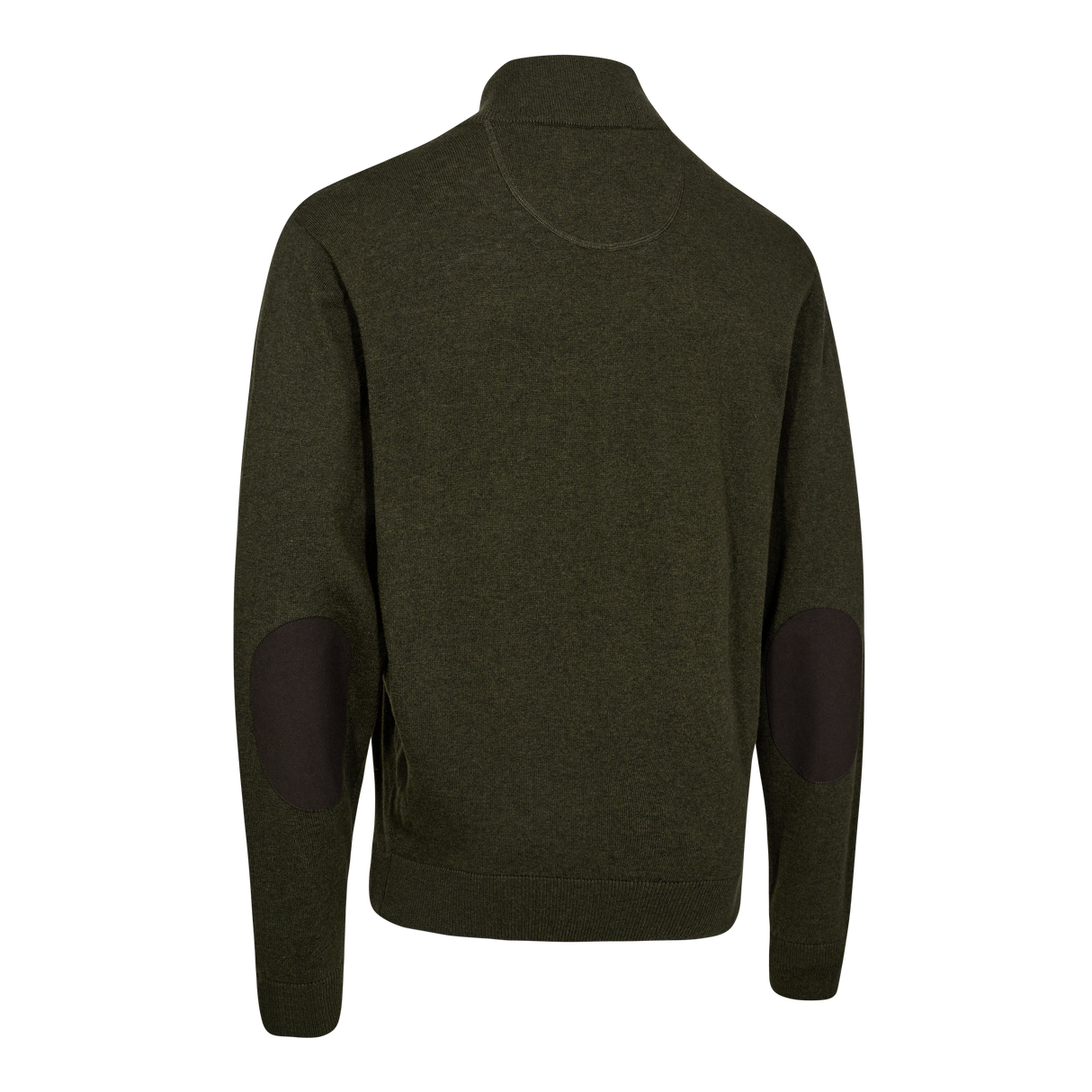 Harrington Stickad tröja med dragkedja i halsen - Forest Ember Melange – Deerhunter