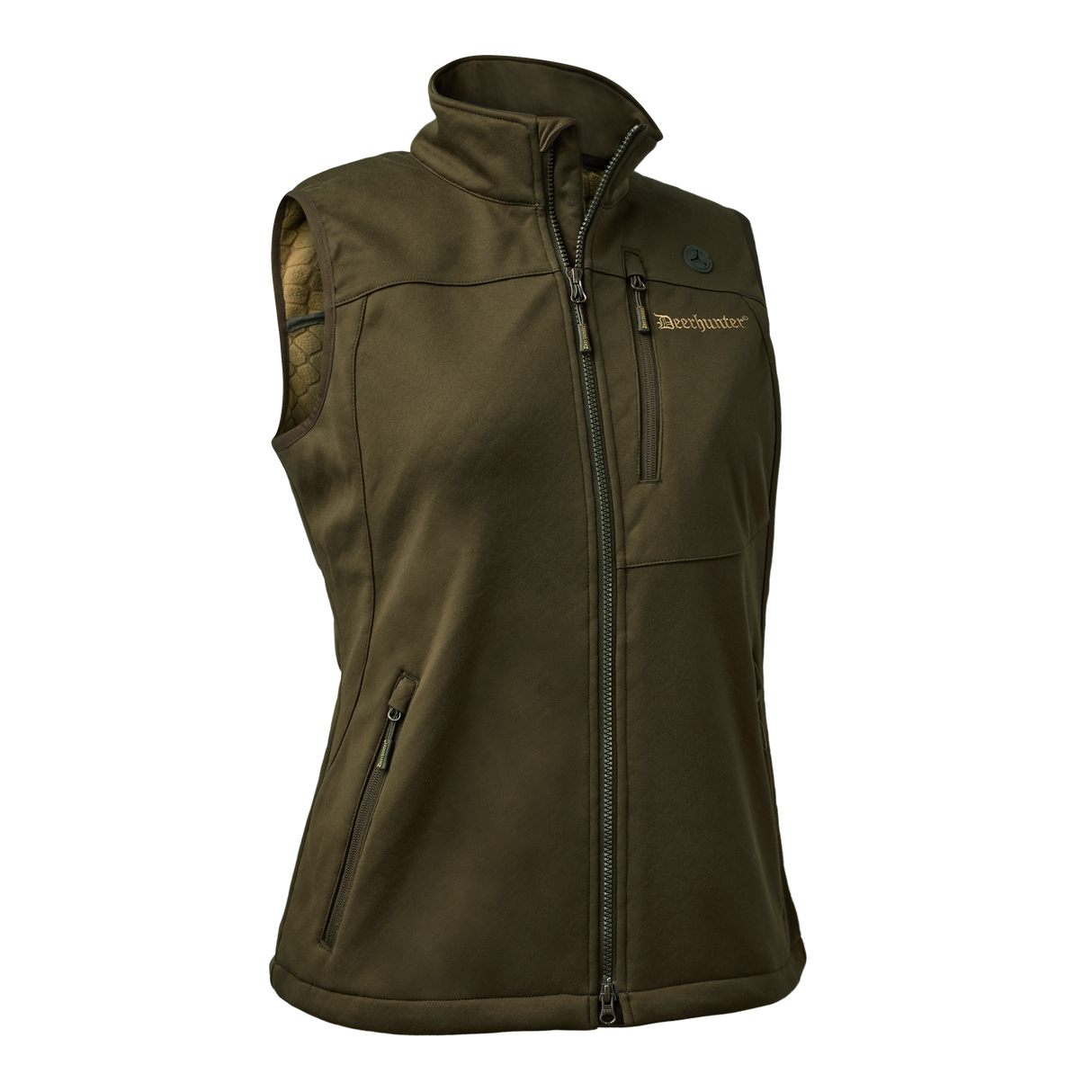 Dam Excape Softshellväst Art Green - Deerhunter