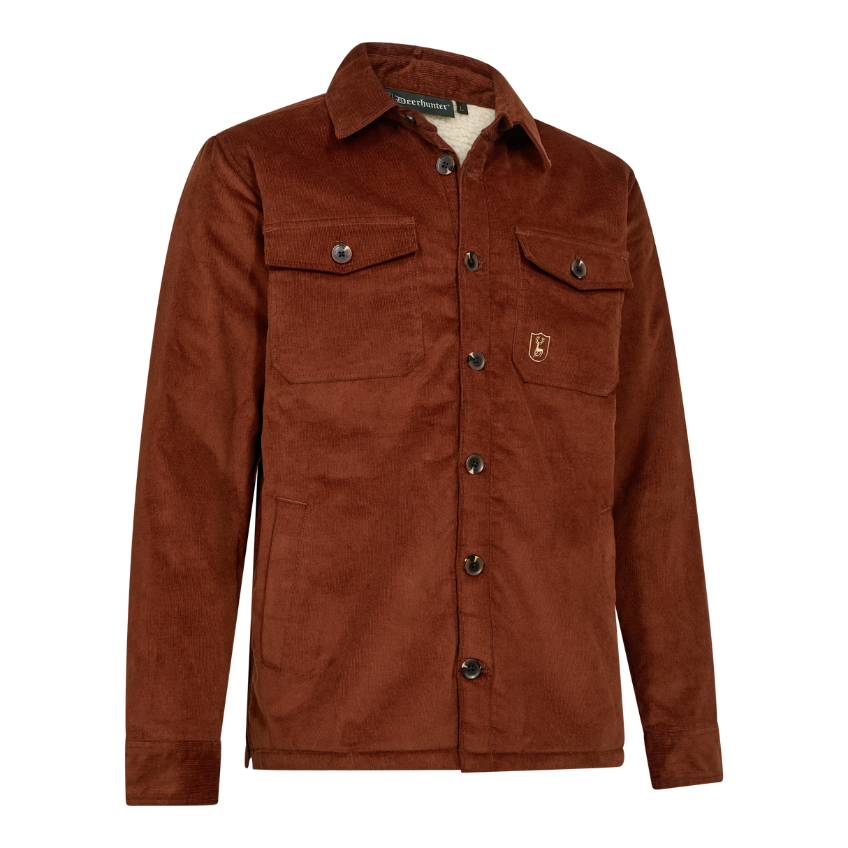 Sherpa-Fodrad Manchesterjacka - Rustleaf – Deerhunter