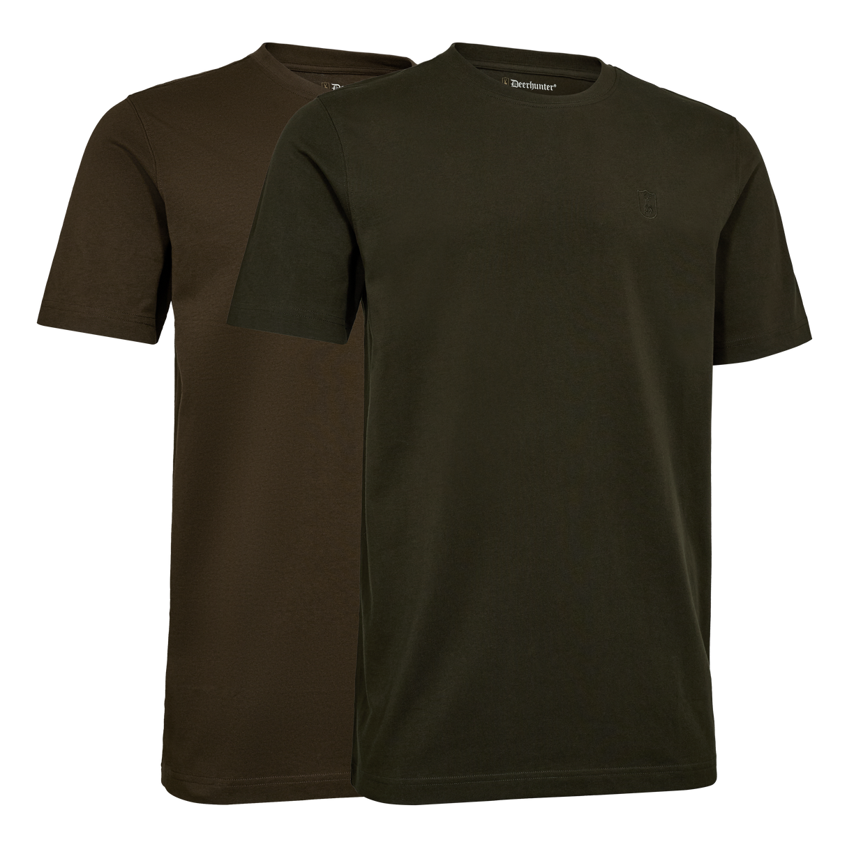 2-pack T-shirts - Fallen Leaf / Timber – Deerhunter