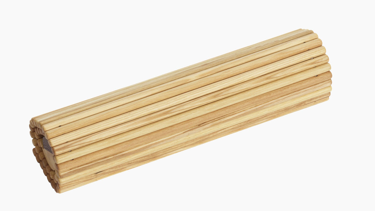Vikbart skärbräde i ask med kniv - Legnoart GUALTIERO