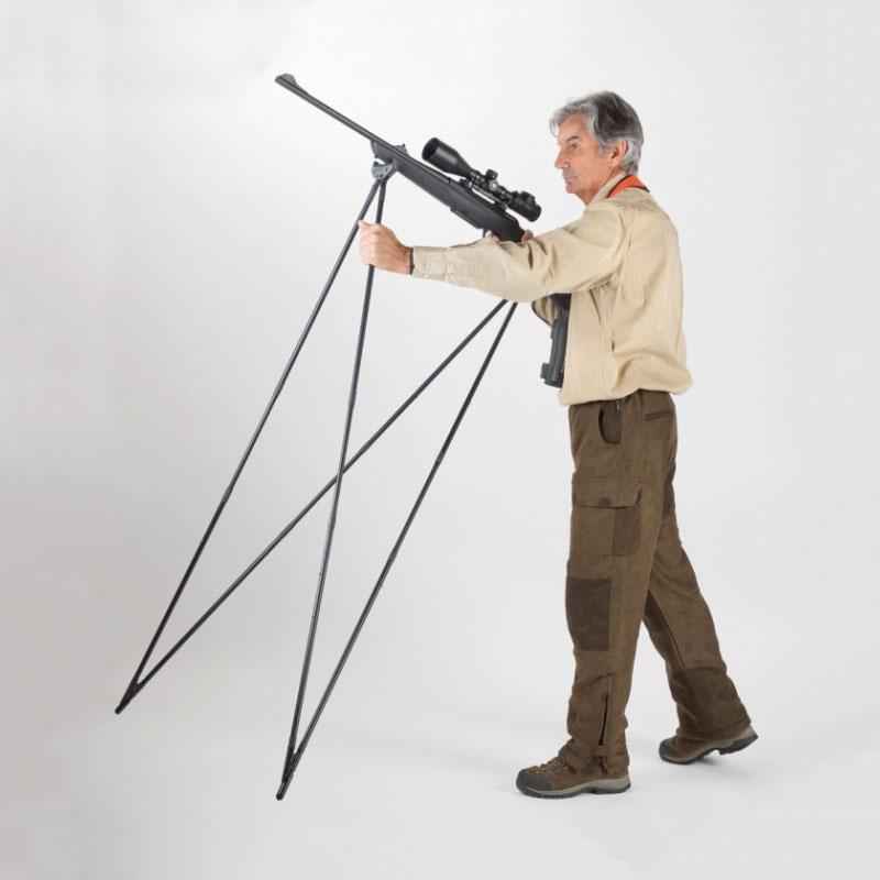 4-benad Skjutstöd Svart - 4Stablestick Bush Essential