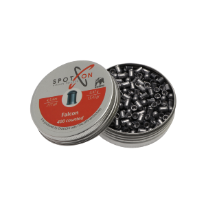 Falcon 4,5mm - 0,87gr/13,43grain - 400 bitar per burk - Spoton