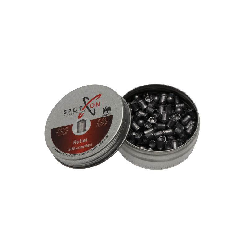 Bullet 4,5mm - 0,90gr/13,88grain - 200 stycken per burk - SpotOn