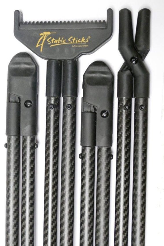 4-benad Skjutstöd - 4Stablestick Ultimate Carbon