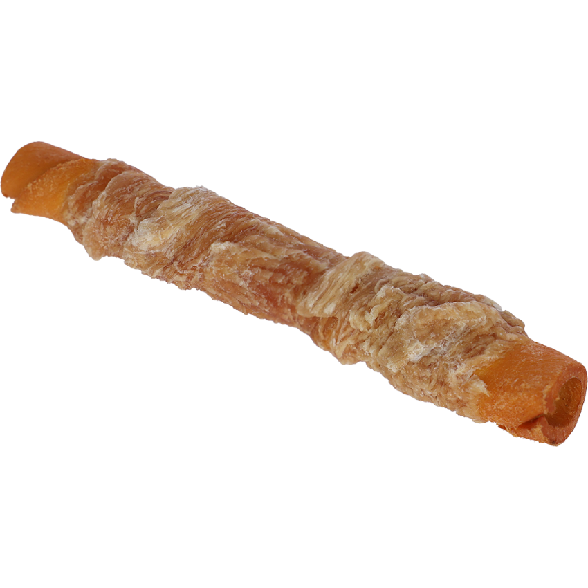 Tuggrulle av råhud med kyckling, 12 cm, 30 g – Rawhide