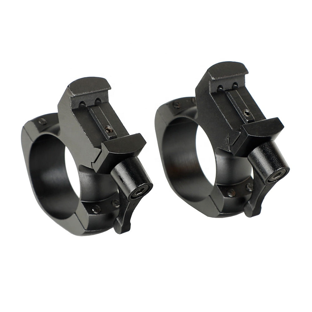 30mm Picatinny/Weaver ringar med snabbfäste - HuntElite