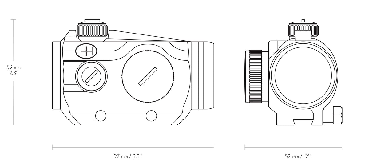 Hawke Vantage Rödpunktssikte 1x30 – Hawke