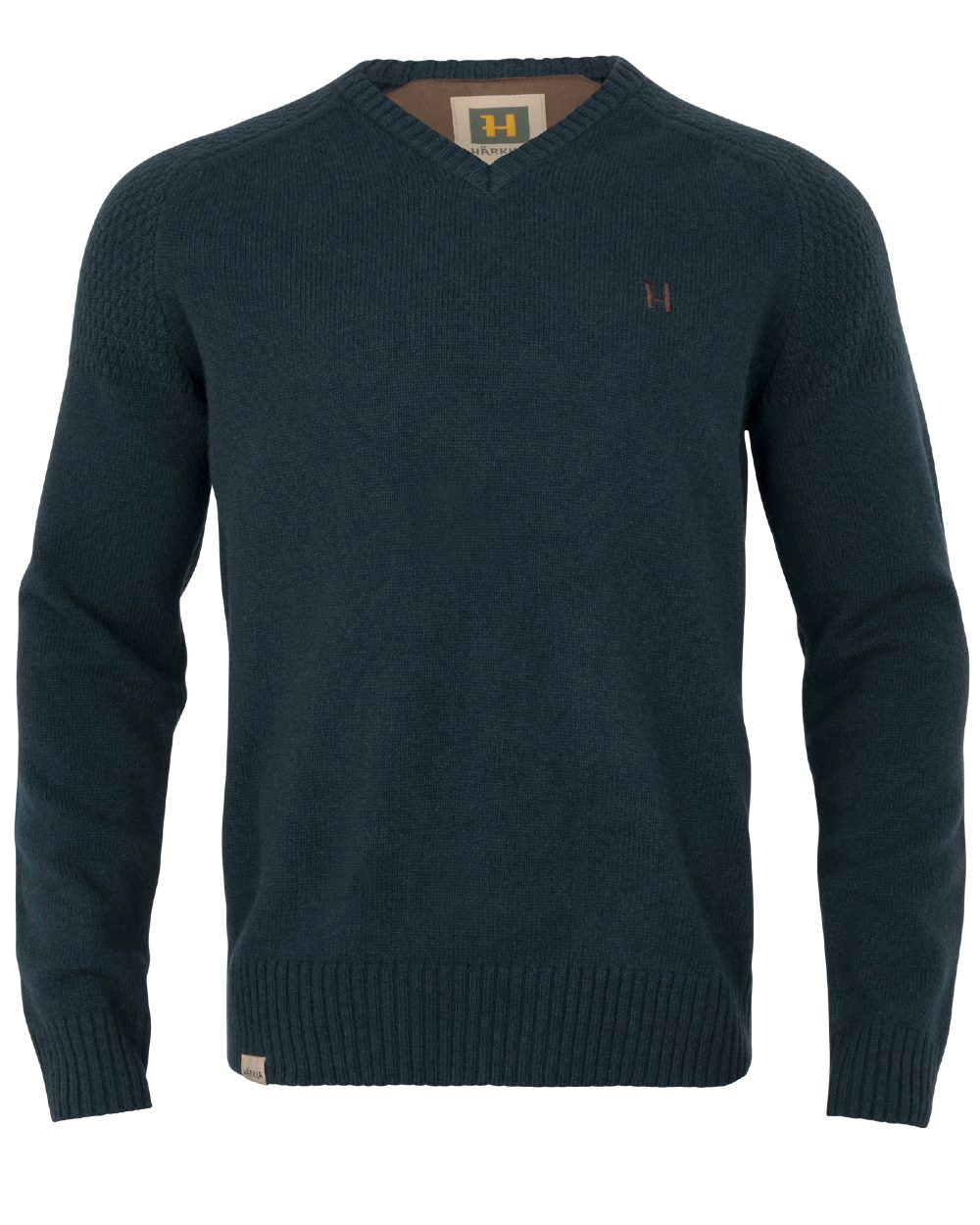 Vincent Merino V-Neck Tröja - Dark Navy – Härkila