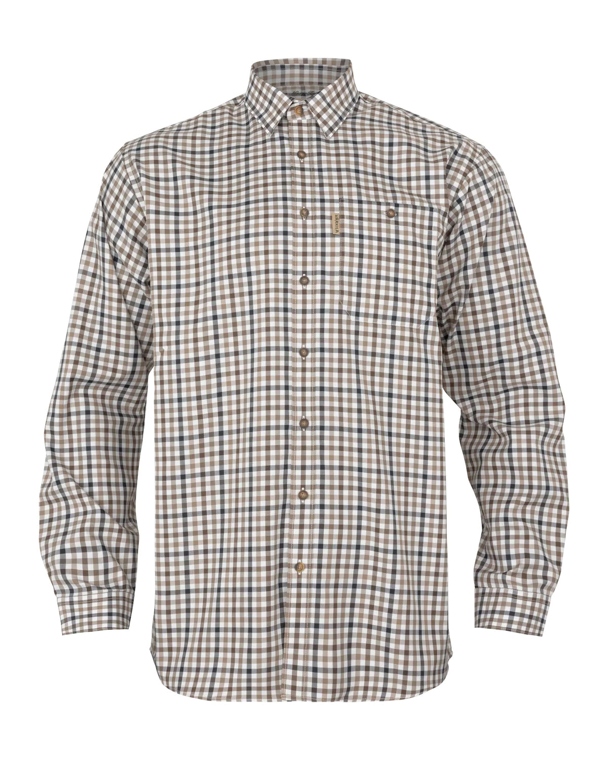 Milford skjorta - Blue/Beige Check – Härkila