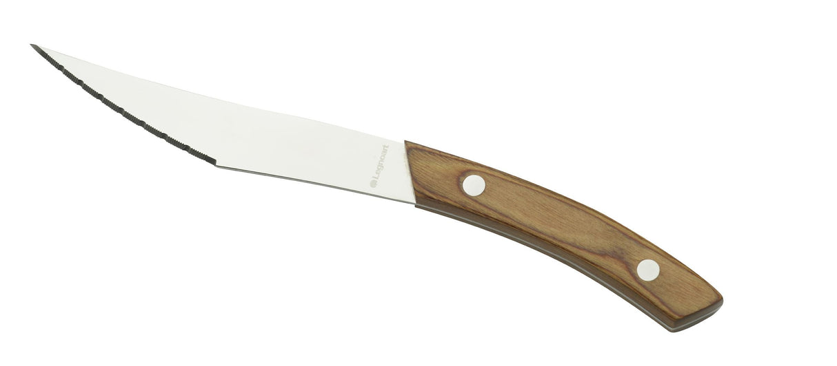 NAPOLI Pizza- och steakknivset 4 st. ljusa handtag - Legnoart