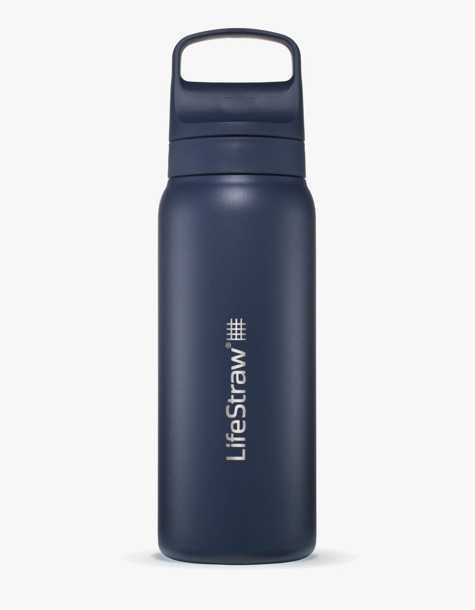 Go 2.0 Stainless Steel Water Filter Bottle Aegean Sea / 700 ML - LifeStraw
