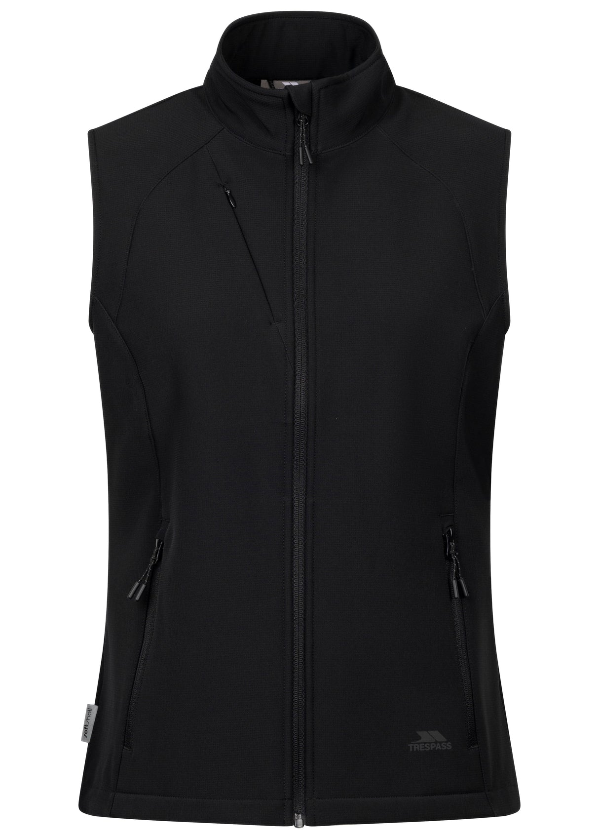 Mahall Female Softshell Gilet - Black - Trespass