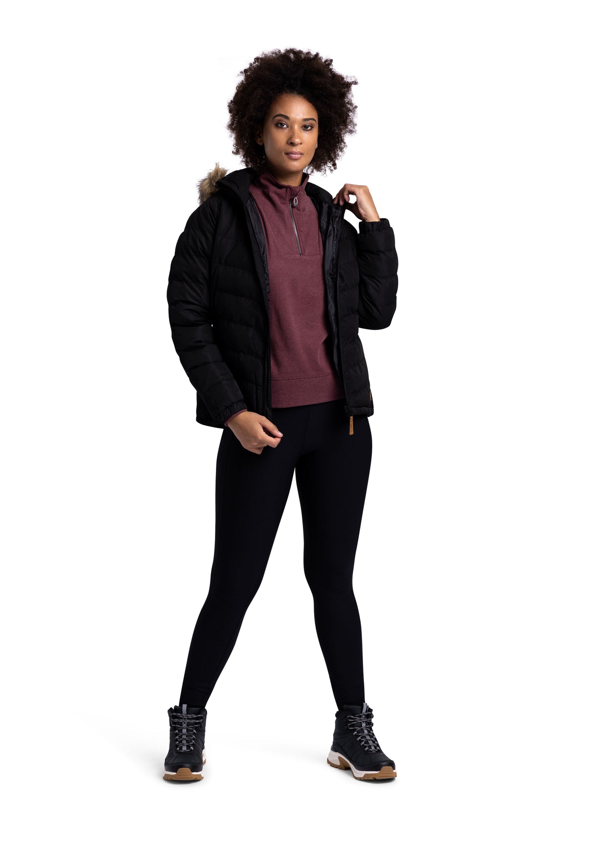 Nadina - Black / Black - Trespass