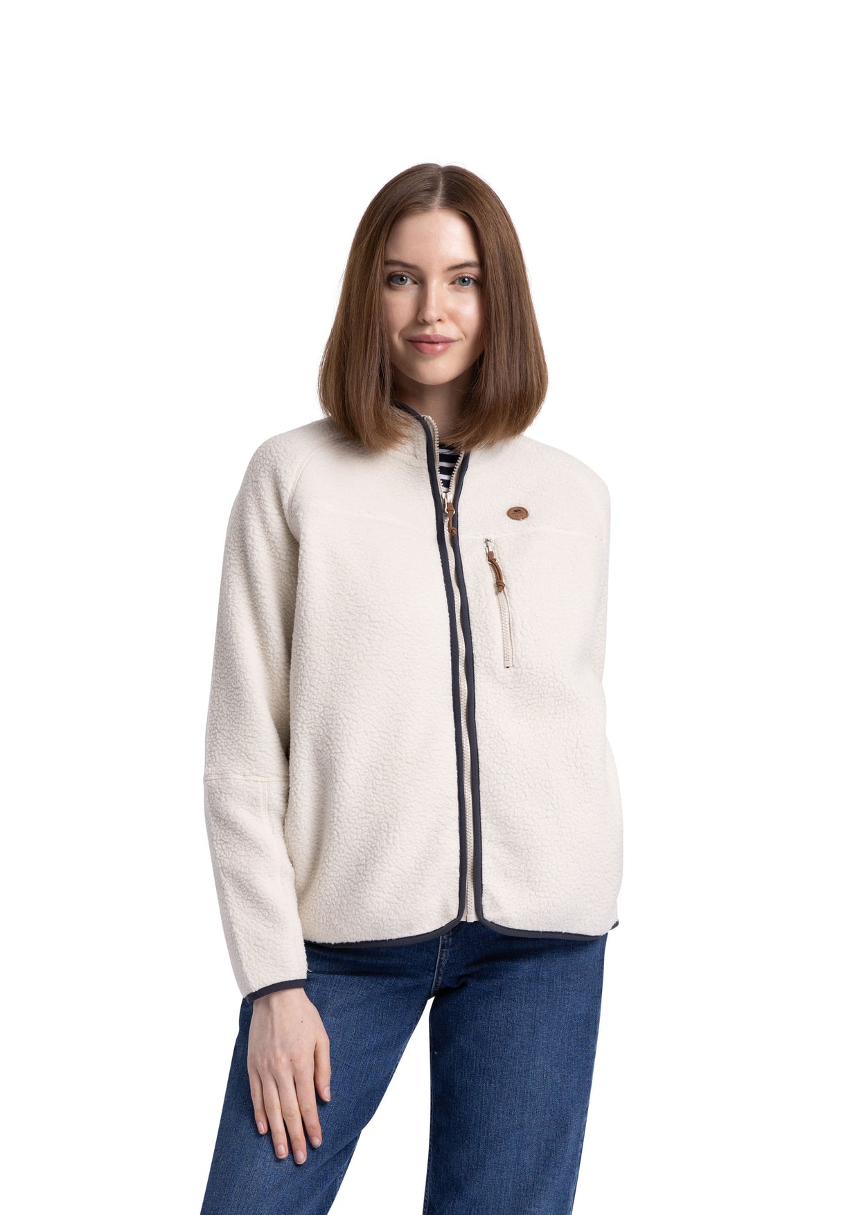 Quake- Female Fleece Jacket at300 - Ghost - Trespass