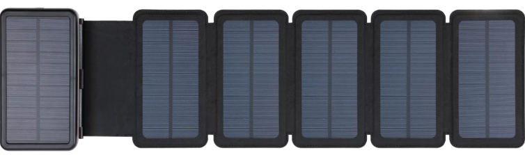 Solcellsladdare 6 paneler 20000 mAh - Sandberg