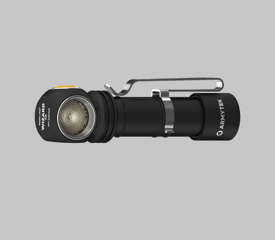 Wizard C2 Magnet USB / Varm / 1120 lm / TIR 70°:120° / 1x18650 (inkl.) - Armytek