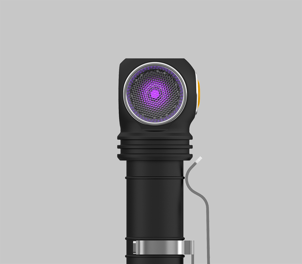 Wizard C2 WUV / Vit & Ultraviolett / 1100 lm & 1595 mW (400 nm) / TIR 70°:120° / 1x18650 (inkl.) - Armytek