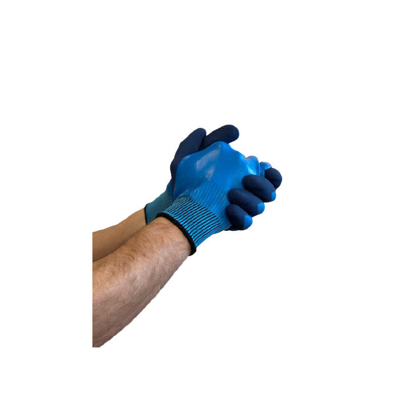 Skyddande latexhandskar