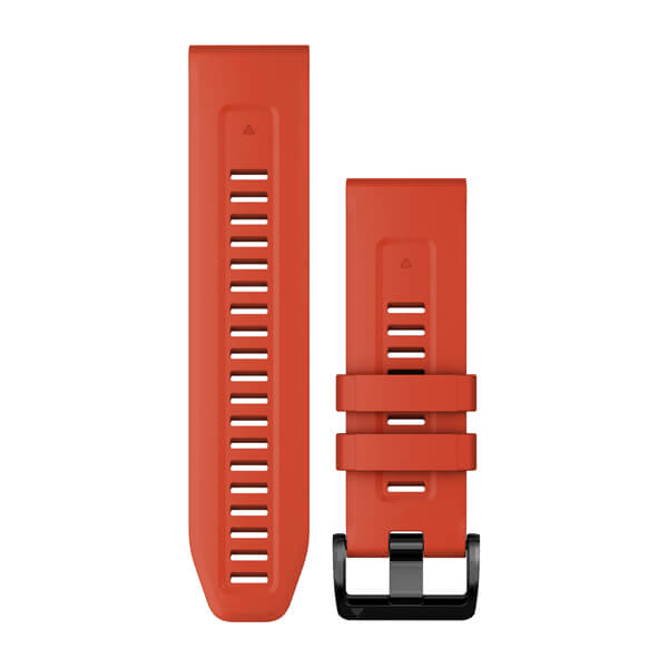 QuickFit® 26 klockarmband Flame Red silikon – Garmin