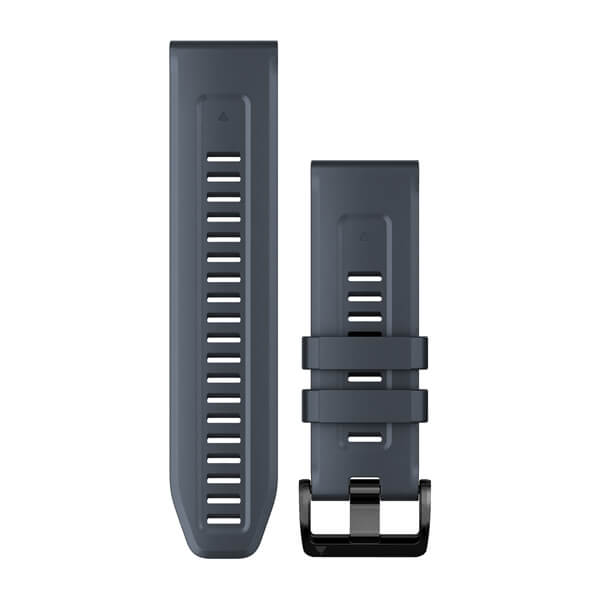QuickFit® 26 Klockarmband Granite Blue Silikon – Garmin