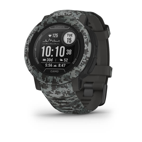 22 mm remme (Instinct 2 serie), Graphite Camo 2